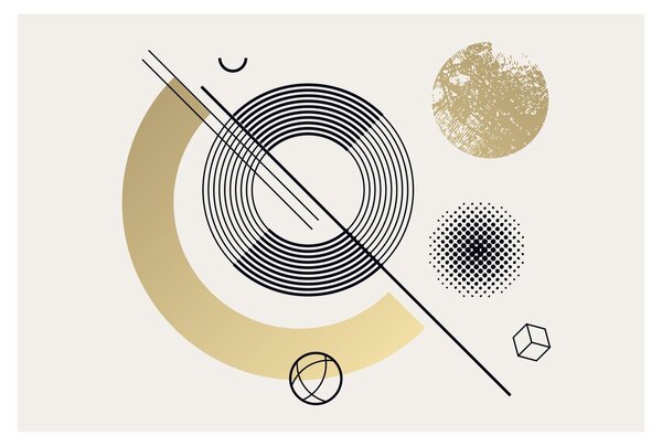 Slika - Geometrijski oblici N⁰2 (90x60 cm)