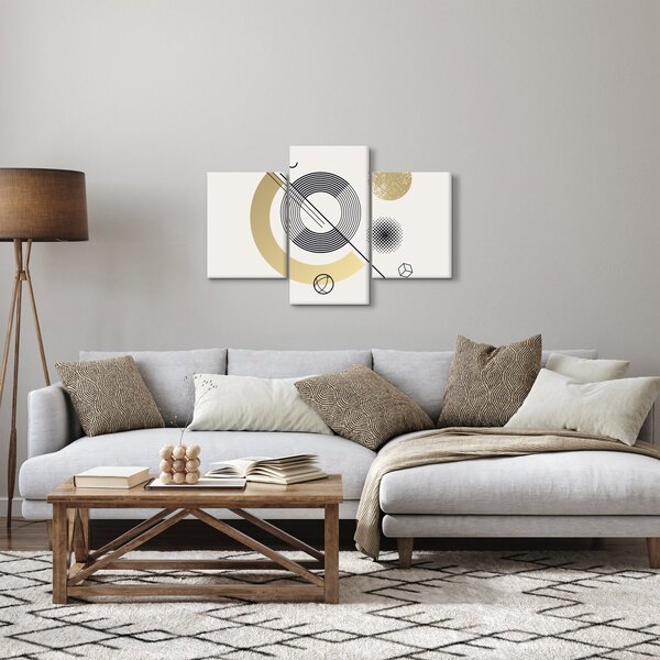 Slika - Geometrijski oblici N⁰2 (90x60 cm)