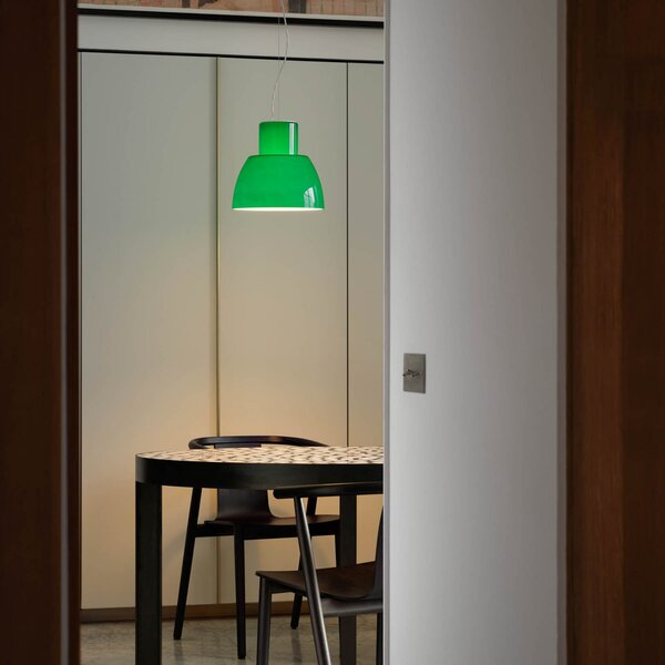 Viseće Svjetiljka Nemo Lighting, Lorosae, prigušiv, Zelena, Dnevna soba, Staklo