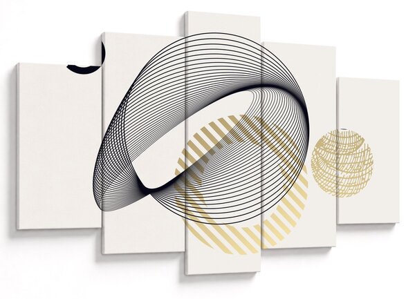 Slika - Geometrijski oblici N⁰3 (150x105 cm)