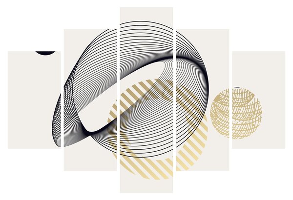 Slika - Geometrijski oblici N⁰3 (150x105 cm)