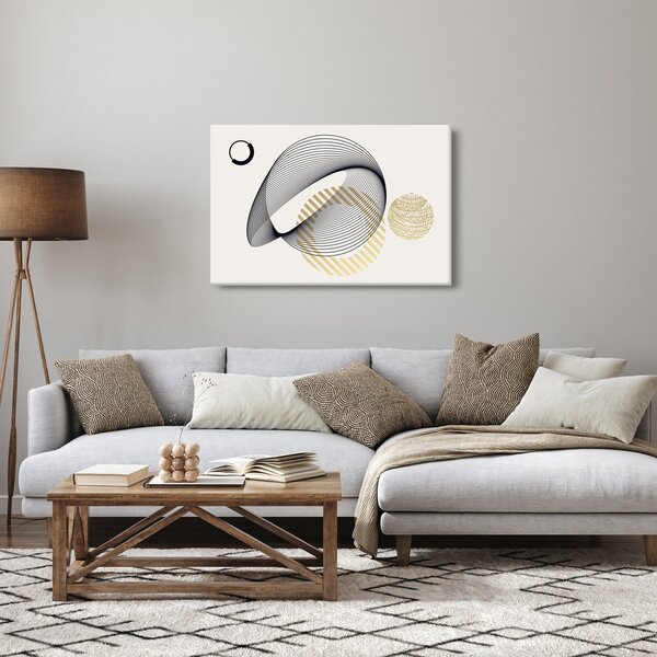 Slika - Geometrijski oblici N⁰3 (90x60 cm)
