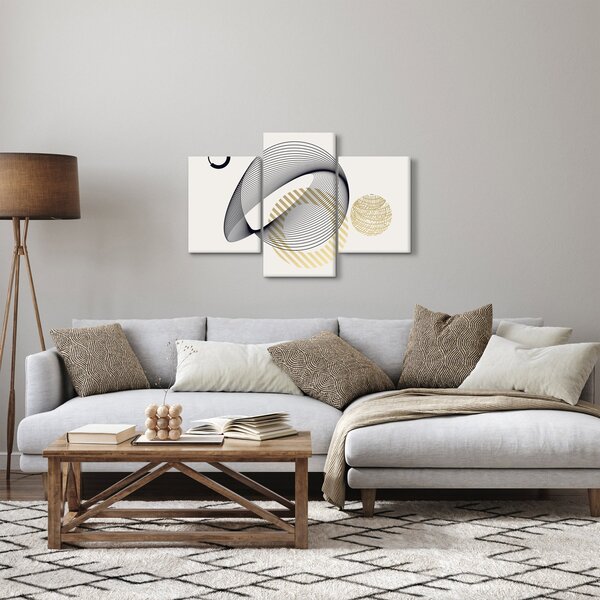 Slika - Geometrijski oblici N⁰3 (90x60 cm)