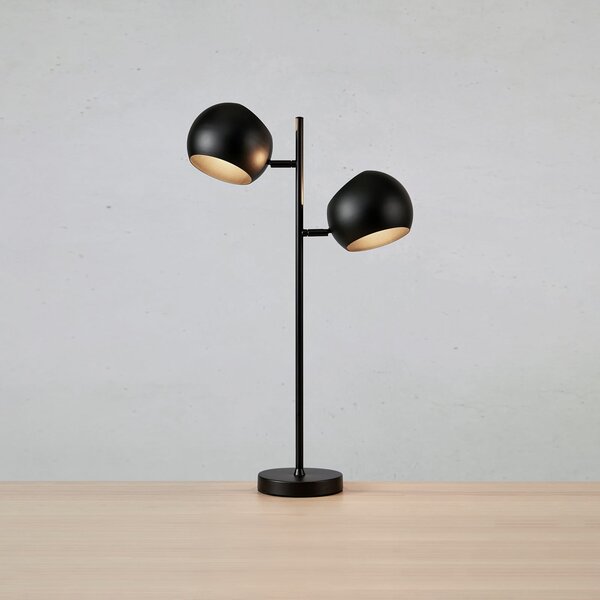 Stolne Lampa Markslöjd, Edgar, Crno, Dnevna soba, Metal, Moderan