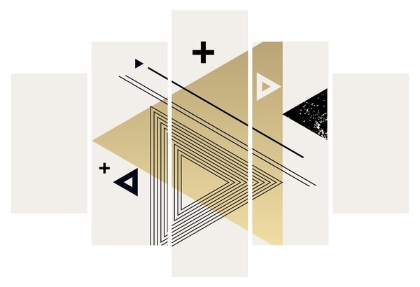 Slika - Geometrijski oblici N⁰4 (150x105 cm)