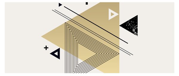 Slika - Geometrijski oblici N⁰4 (120x50 cm)