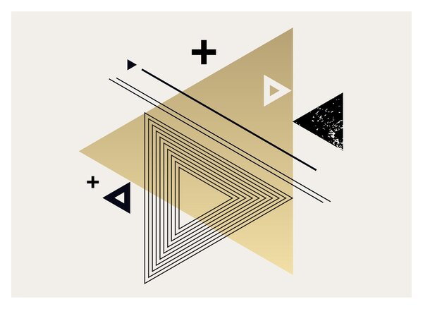 Slika - Geometrijski oblici N⁰4 (70x50 cm)