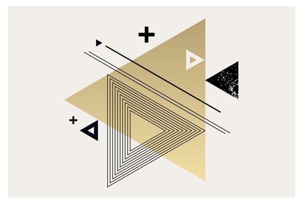 Slika - Geometrijski oblici N⁰4 (90x60 cm)