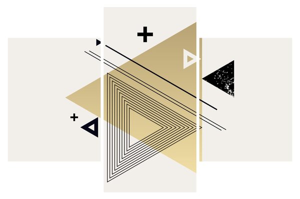 Slika - Geometrijski oblici N⁰4 (90x60 cm)