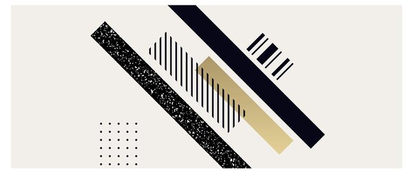 Slika - Geometrijski oblici N⁰5 (120x50 cm)