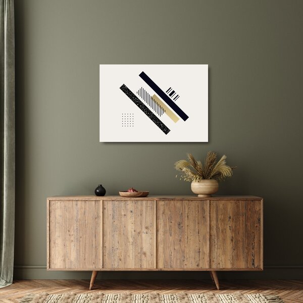 Staklena slika - Geometrijski oblici N⁰5 (70x50 cm)