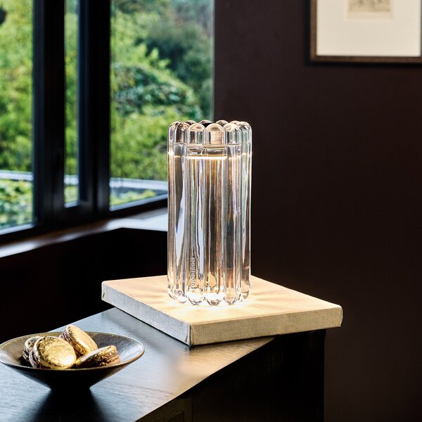 Stolne Lampa Tom Dixon, Press, prigušiv, Providna, Dnevna soba, Staklo, Dizajn