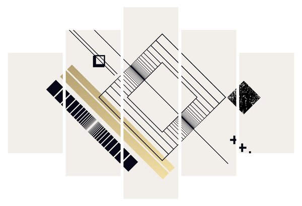 Slika - Geometrijski oblici N⁰6 (150x105 cm)