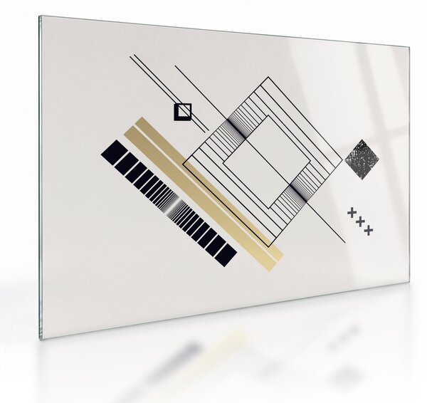 Staklena slika - Geometrijski oblici N⁰6 (70x50 cm)