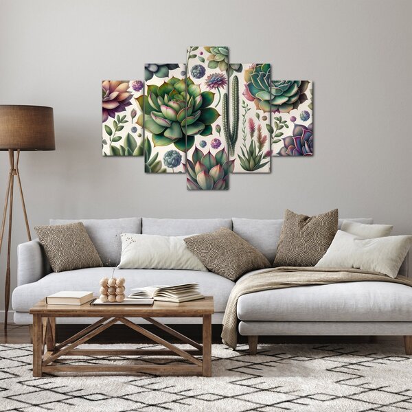 Slika - Sukulenti (150x105 cm)