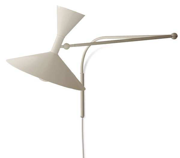 Zidne Svjetiljka Nemo Lighting, Lampe de Marseille, Bijela, Dnevna soba, Metal