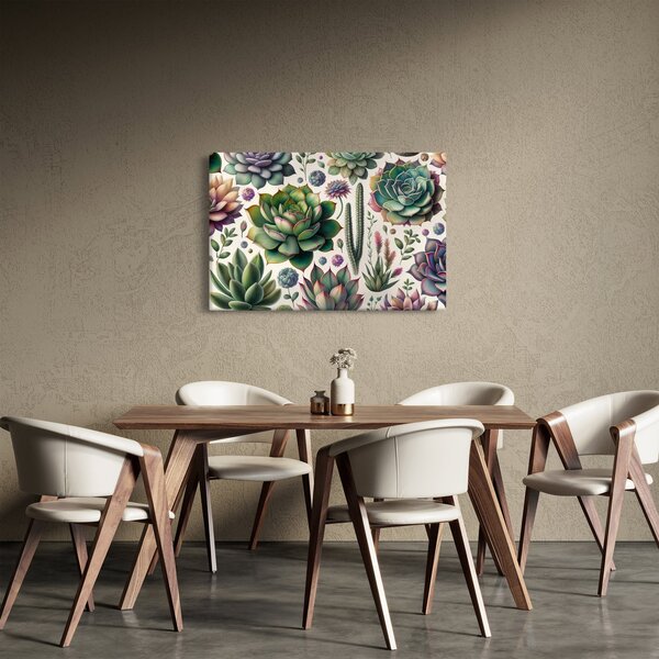 Slika - Sukulenti (90x60 cm)