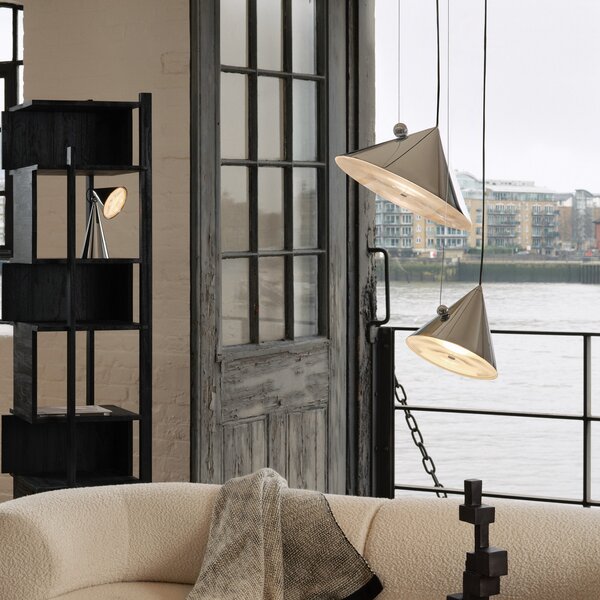 Viseće Svjetiljka Tom Dixon, Pose, prigušiv, Metalik, Dnevna soba, Metal, Dizajn