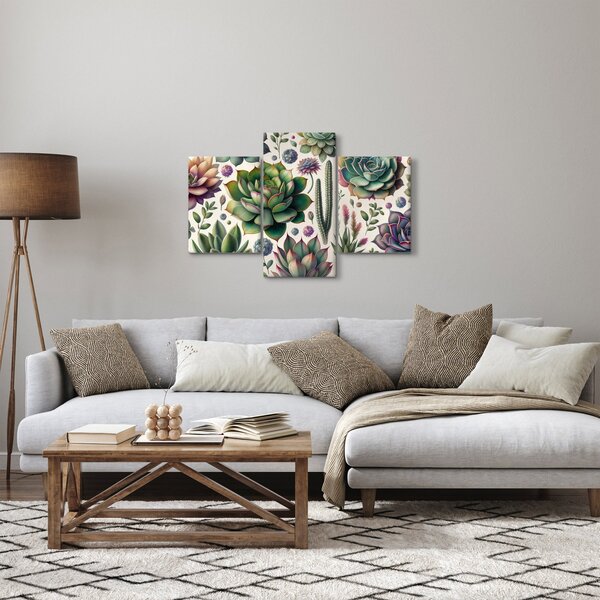 Slika - Sukulenti (90x60 cm)