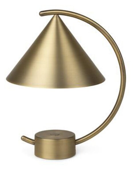Stolne Lampa ferm LIVING, Meridian, prigušiv, Zlato / mjed, Dnevna soba, Metal, Dizajn