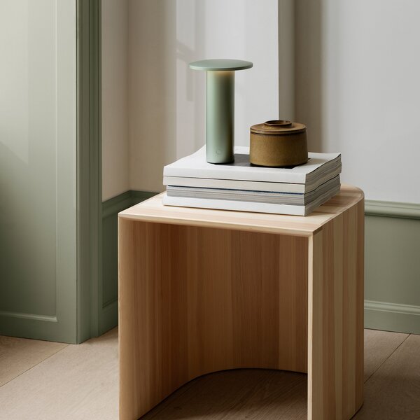 Stolne Lampa FRITZ HANSEN, Solae, prigušiv, Zelena, Dnevna soba, Aluminij, Moderan