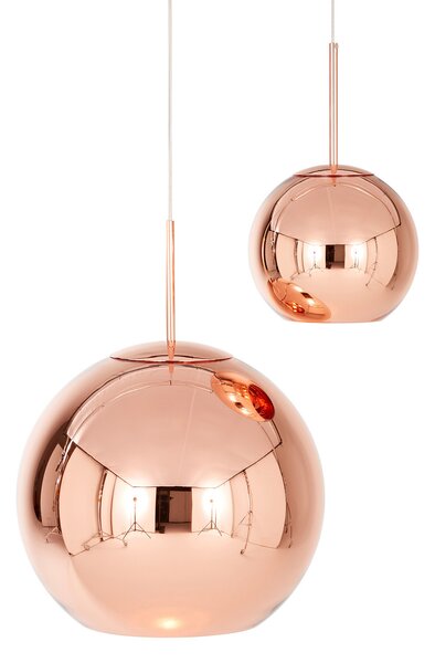 Viseće Svjetiljka Tom Dixon, Copper Round, prigušiv, Bakar, Dnevna soba, Plastika, Dizajn
