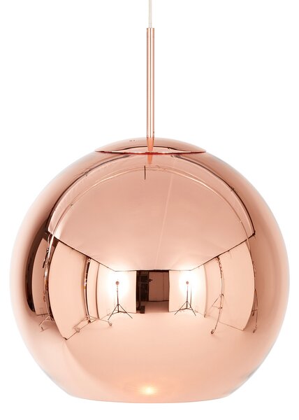 Viseće Svjetiljka Tom Dixon, Copper Round, prigušiv, Bakar, Dnevna soba, Plastika, Dizajn