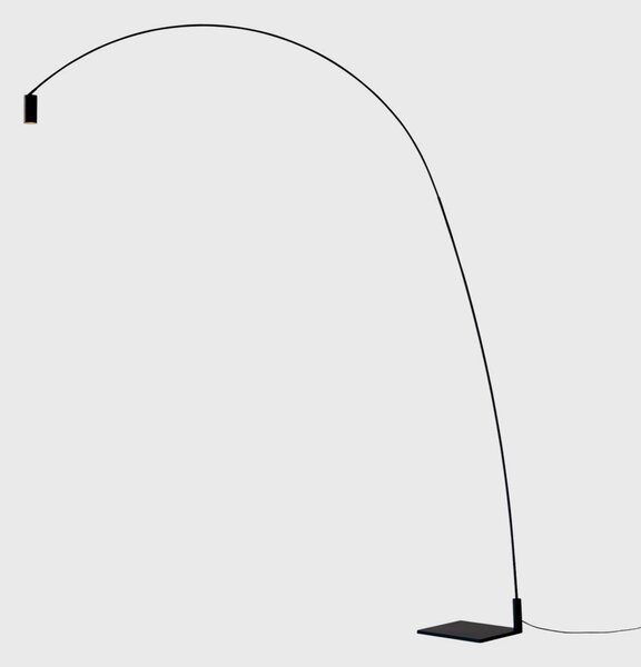 Podne Lampa Nemo Lighting, Fox, prigušiv, Crno, Dnevna soba, Metal, Moderan