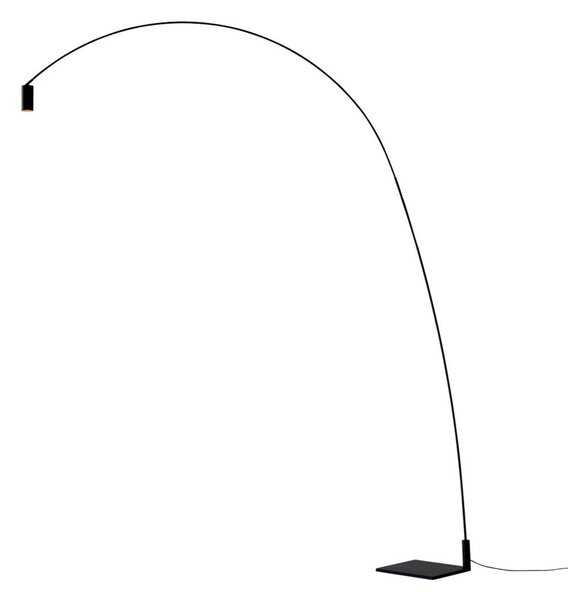 Podne Lampa Nemo Lighting, Fox, prigušiv, Crno, Dnevna soba, Metal, Moderan