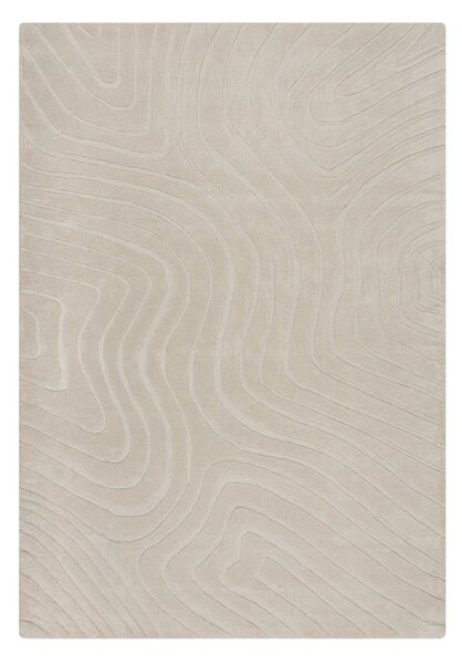 Krem ručno rađen vunen tepih 160x230 cm Mesmerise Natural – Flair Rugs
