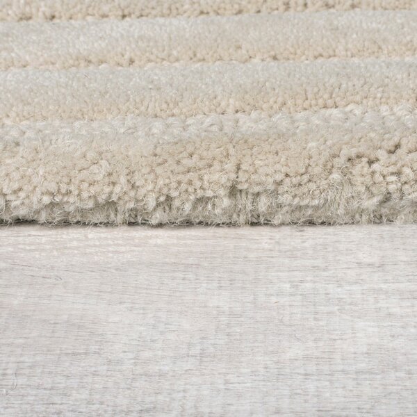 Krem ručno rađena vunena staza 60x230 cm Mesmerise Natural – Flair Rugs