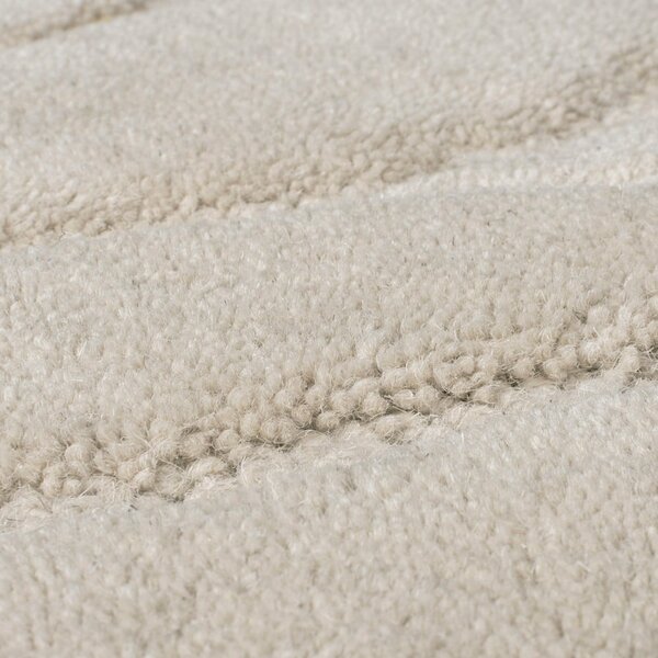 Krem ručno rađena vunena staza 60x230 cm Mesmerise Natural – Flair Rugs
