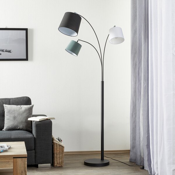 Podne Lampa By Rydéns, Foggy, Crno, Dnevna soba, Metal, Moderan