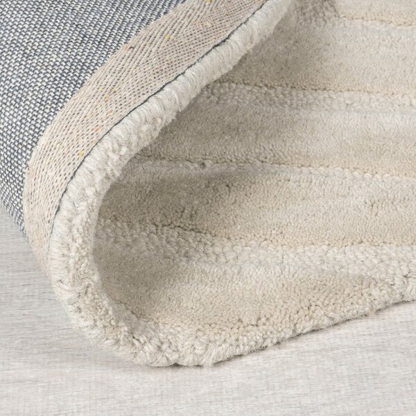 Krem ručno rađena vunena staza 60x230 cm Mesmerise Natural – Flair Rugs