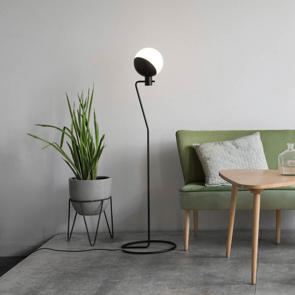 Podne Lampa GRUPA, Baluna, prigušiv, Crno, Dnevna soba, Metal, Dizajn