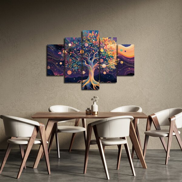 Slika – Ljubičasto drvo puno energije (150x105 cm)