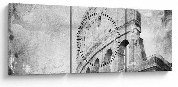 Slika - Stara razglednica grada N⁰1 (sa satom) (90x30 cm)