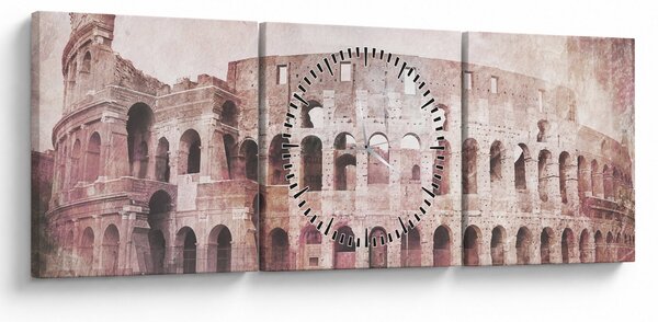 Slika - Stara razglednica grada N⁰2 (sa satom) (90x30 cm)