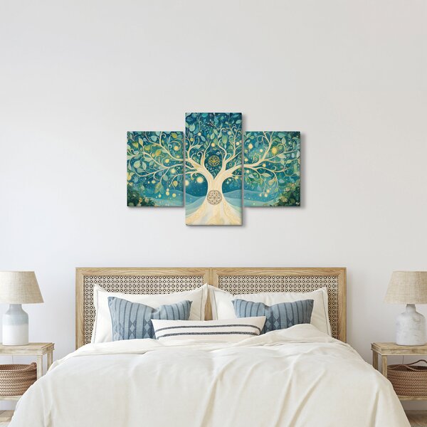 Slika – Magično drvo sa spiralama (90x60 cm)