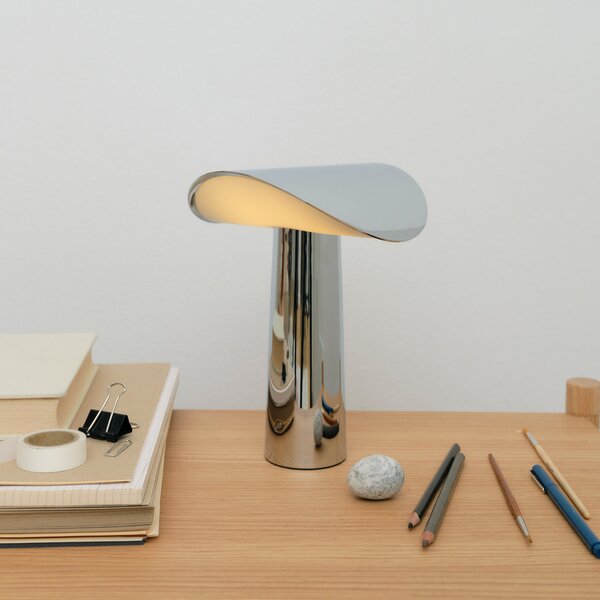 Stolne Lampa GEJST, Lium, prigušiv, Metalik, Dnevna soba, Aluminij, Moderan