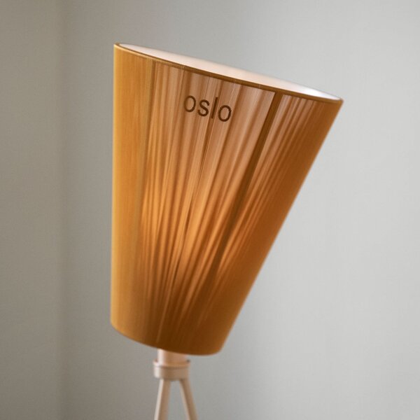 Podne Lampa Northern, Oslo Wood, prigušiv, Dnevna soba, Tkanina / tekstil, Dizajn