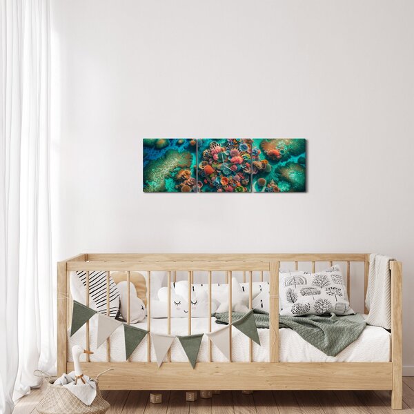 Slika - Pogled na more (sa satom) (90x30 cm)