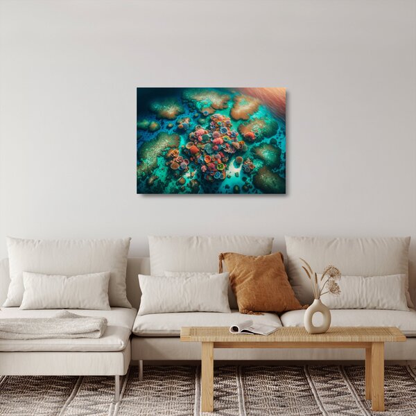 Staklena slika - Pogled na more (70x50 cm)