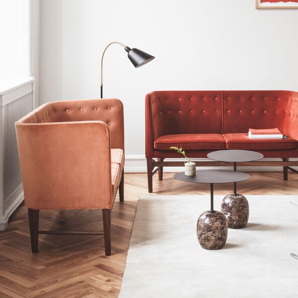 Podne Lampa &Tradition, Bellevue AJ7, Crno, Dnevna soba, Metal, Dizajn