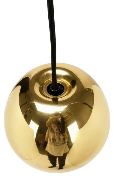 Viseće Svjetiljka Tom Dixon, Void mini, prigušiv, Zlato / mjed, Dnevna soba, Mjed, Dizajn