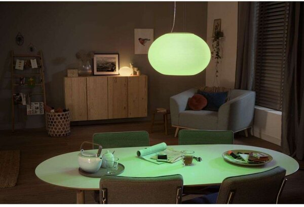 Viseće Svjetiljka Philips Hue, Bijela, Dnevna soba, Staklo