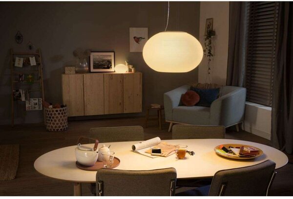 Viseće Svjetiljka Philips Hue, Bijela, Dnevna soba, Staklo