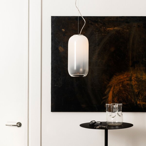 Viseće Svjetiljka Artemide, Gople Mini, prigušiv, Bijela, Dnevna soba, Staklo, Dizajn