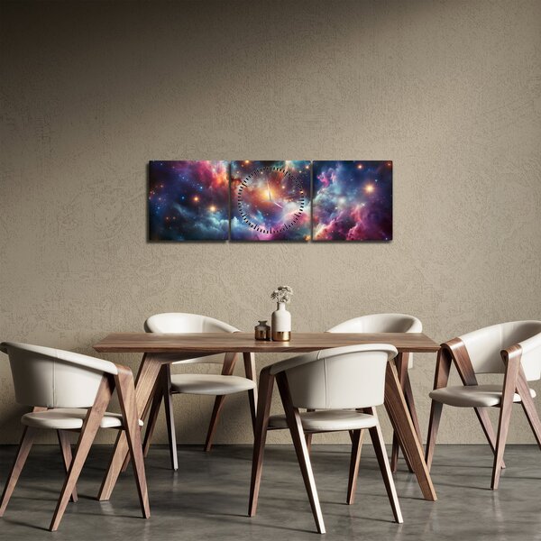 Slika - Tamni svemir (sa satom) (90x30 cm)
