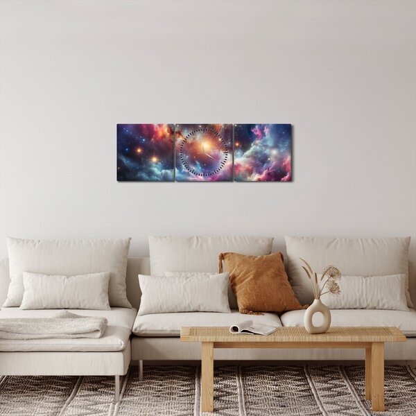 Slika - Tamni svemir (sa satom) (90x30 cm)